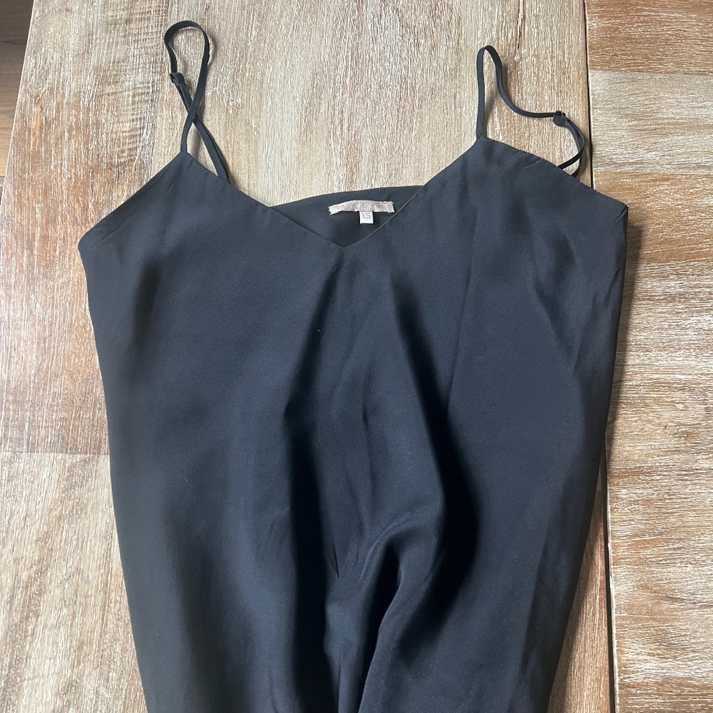 Gold Hawk Black Silk Cami - XS